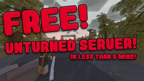 Discover The Joy Of Starting Your Own Unturned Server - Host It For FREE!